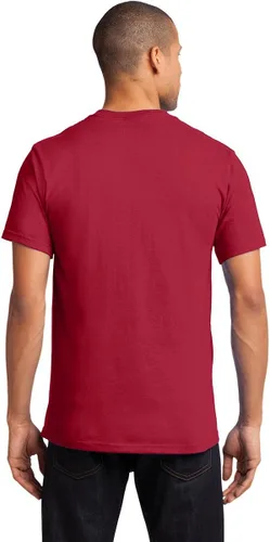 Vista 3 de Port & Company Essential - Camiseta alta para hombre con bolsillo, color natural, Natural