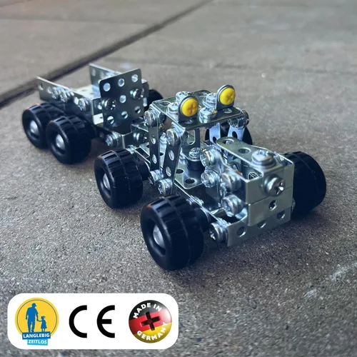 Vista 6 de Eitech Tractor con remolque, juguete educativo STEM - Introducción a la ingeniería y aprendizaje STEAM, construcción y juego de construcción