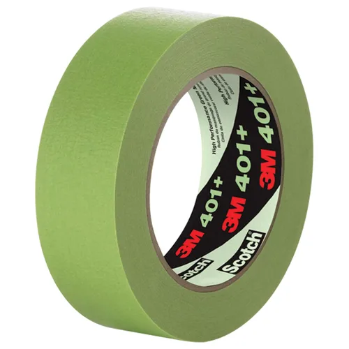Vista 18 de 3M – Cinta de enmascarar 401+, color verde, varios tamaños, Verde, 8