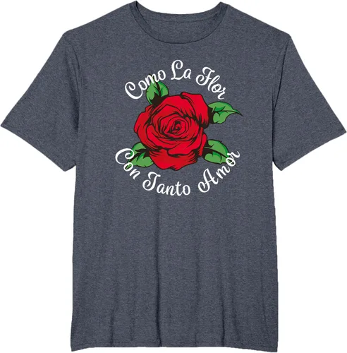 Vista 57 de Como La Flor - Bailar Cumbia - Mexican Rose Fiesta Regalo Camiseta Negro