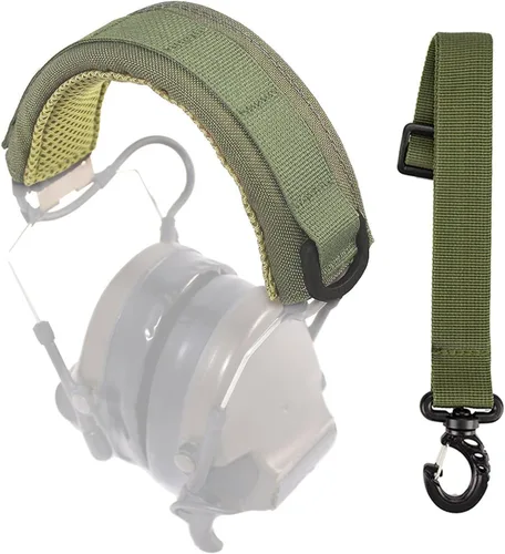 Vista 9 de Cubierta táctica para auriculares modulares avanzados, cubierta de protección de diadema para auriculares