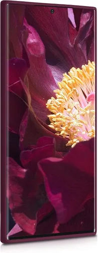 Vista 2 de kwmobile Funda compatible con Samsung Galaxy Note 20 Ultra - Funda protectora de silicona TPU suave y delgada - Violeta burdeos