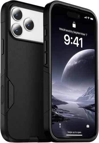 Vista 23 de jaroco Funda para iPhone 13 y Funda para iPhone 14 y Funda para iPhone 15 [Protección de Servicio Pesado][Protección contra Caídas de Grado