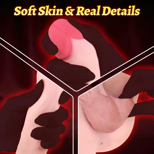 Vista 4 de Muñeca sexual masculina para mujeres, juguetes sexuales gay, consolador de torso, juguete sexual para hombres, muñeca sexual gay con pene, anal