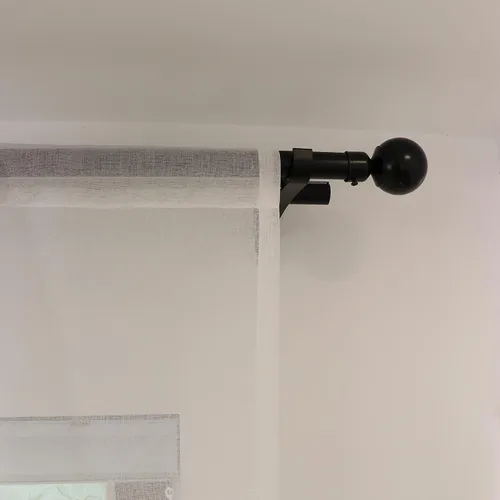 Vista 4 de SLOW SOUL Juego de 2 paneles de cortinas bordadas transparentes de lino con textura de algodón para ventanas de dormitorio y sala de estar