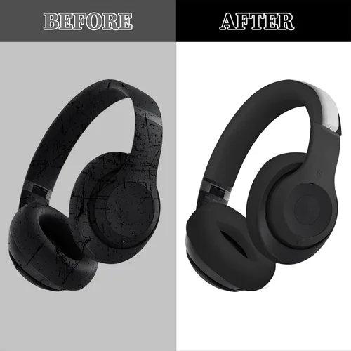 Vista 4 de Studio Pro 3 en 1 - Fundas de silicona para los oídos, antiarañazos, cubierta para la cabeza, para auriculares Beats Studio Pro, accesorios