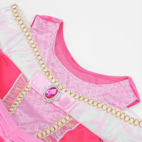 Vista 6 de Disfraz de princesa con diamantes de imitación y accesorios