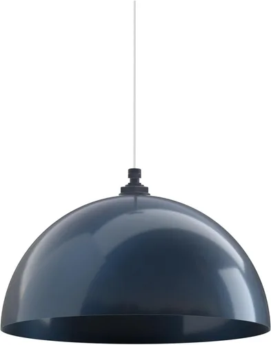 Vista 111 de Steel Lighting Co. Melrose - Lámpara colgante Montada en el techo Cúpula redonda de 18 pulgadas Estilo moderno contemporáneo de granja