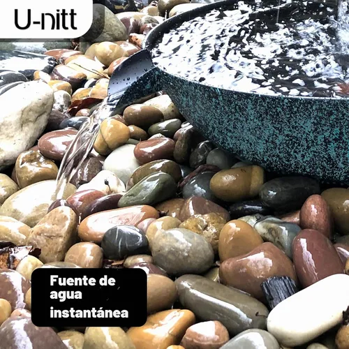 Vista 4 de U-nitt Cuenco Colector de Derrames de 12 pulgadas Cuenca Colectora de Bajante para Anclaje y Estaca de Cadena de Lluvia Recolección de Agua