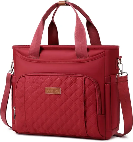 Vista 10 de AIJIEKE Lonchera térmica para hombres y mujeres, lonchera, bolsa de almuerzo para el trabajo, bolsa enfriadora grande a prueba de fugas con correa