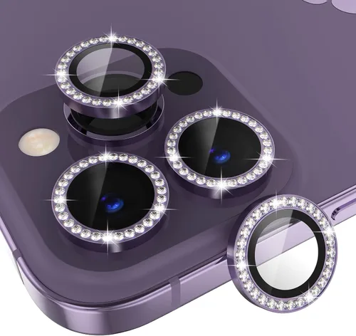 Vista 243 de Choiche Compatible para iPhone 16 Pro/iPhone 16 Pro Max Protector de Lente de Cámara, Vidrio Templado 9H Protector de Pantalla de Cubierta de Cámara