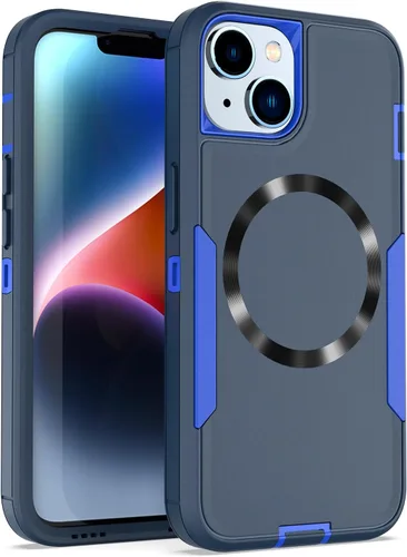 Vista 31 de Diseñada para iPhone 14 Pro, protección magnética contra caídas resistente, compatible con MagSafe, a prueba de polvo, no se decolora, no se pone