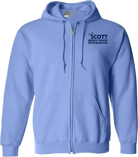 Vista 5 de Sudadera con capucha y cremallera Keith Scott Body Shop TV en ambos lados