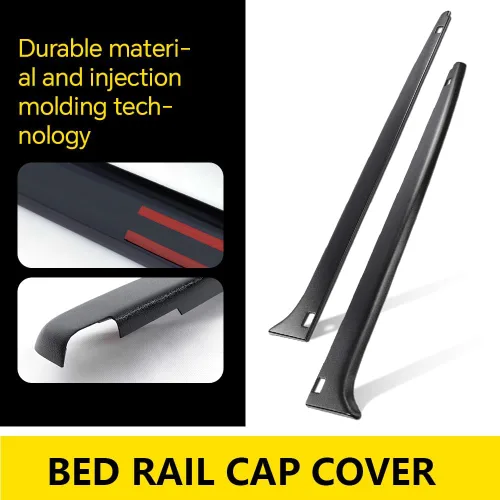Vista 4 de Tapas para rieles de cama compatibles con Chevy Silverado 1999 2000 2001 2002 2003 2004 2005/GMC Sierra 1500 izquierda del conductor y lado derecho