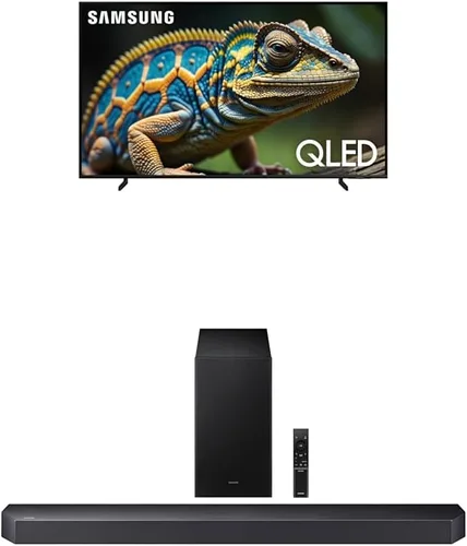 Vista 23 de Samsung - Smart TV QLED 4K de 43 pulgadas de la serie Q60D, Quantum HDR, con Object Tracking Sound Lite, Motion Xcelerator, diseño delgado, Gaming