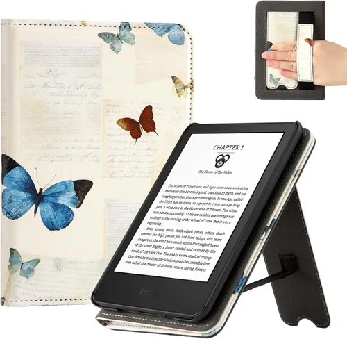 Vista 13 de CoBak Funda para todos los nuevos E-Reader de 6 pulgadas 2024 y 2022 (11 generación), funda inteligente de piel sintética, apagado y encendido