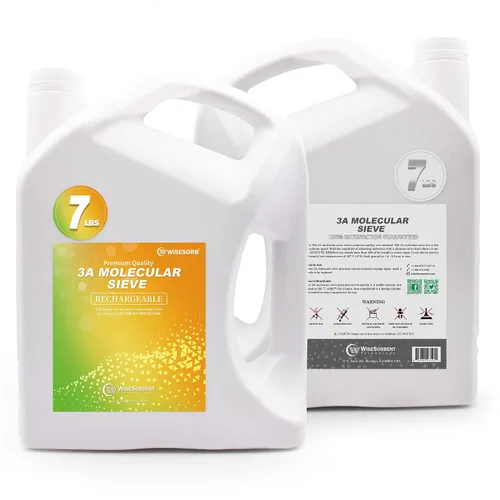 Vista 11 de Wisesorb Perlas desecantes del tamiz molecular de 2 LBS 3A, amortiguadores de humedad del deshumidificador