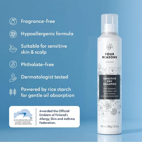 Vista 5 de No nothing Champú seco voluminizador, sin fragancia, sin talco, hipoalergénico, vegano, sin perfume para mujeres y hombres, cuero cabelludo