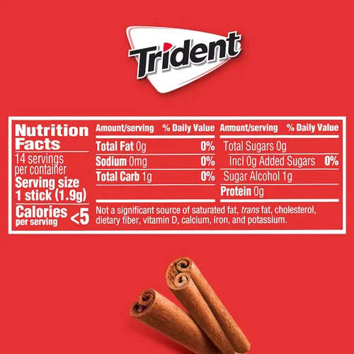 Vista 2 de Mondelez Global Trident Canela, 14