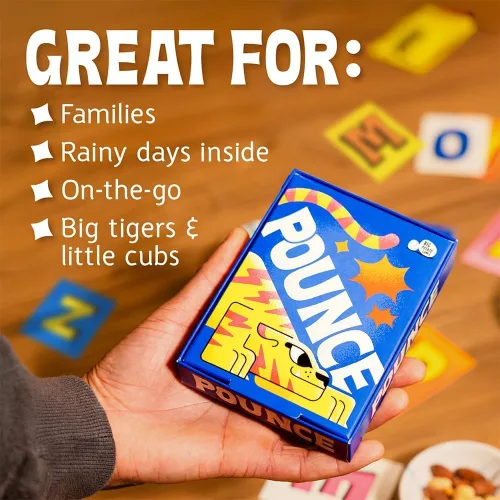 Vista 5 de Big Potato Juego de cartas para agarrar letras para niños y adultos