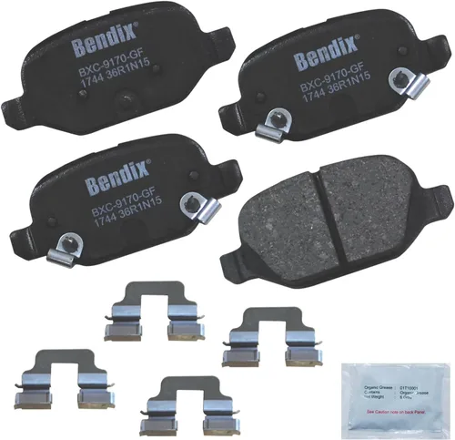Vista 226 de Bendix Priority1 CFC154 - Juego de pastillas de freno de disco para Avanti II, Century, LeSabre, Regal, Riviera, chasis comercial, DeVille