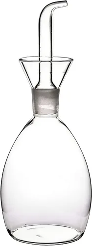 Vista 6 de ELETON Planet Glass - Decantador de aceite y cruet de 10 onzas Food-Grade Borosilicate Glass Oil Dispenser Bottle