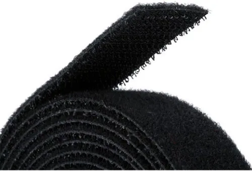 Vista 11 de Rollo reutilizable de cierre de de agarre fuerte con terciopelo de microfibra suave al tacto, 1 1/2 pulgadas x 16 pies