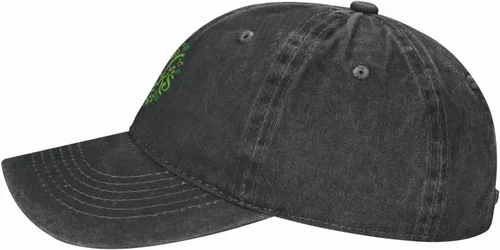 Vista 4 de Sombrero de vaquero para el día de San Patricio, unisex, clásico, ajustable, color negro