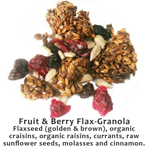 Vista 2 de Granola de lino de Columbia County, 12 oz.