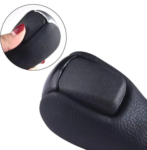 Vista 4 de Pomo de palanca de cambios de cuero automático para BMW E36 (1997-1999) E38 E39 E46 Z4 Z3 E53 X5 X3 E60 (negro)