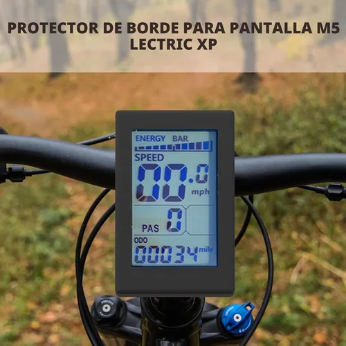 Vista 2 de Protector de borde protector para pantalla M5 Lectric XP Cubierta Negro