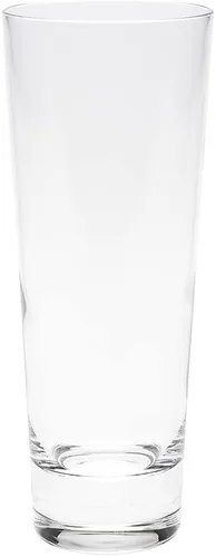 Vista 2 de Restaurantware -Moda Nude - Vasos de cristal Collins de 12 onzas, juego de 6 vasos altos aptos para lavavajillas, base pesada, borde cortado