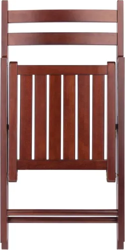 Vista 4 de Winsome Asiento de petirrojo de madera, nogal (juego de 4)