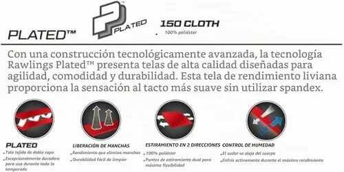 Vista 5 de Pantalón de béisbol Rawlings para hombre Blanco