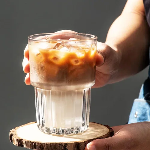 Vista 5 de Vasos para beber de 10 onzas, vasos de agua transparentes Margarita, juego