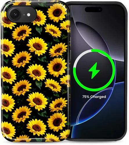 Vista 14 de Funda Compatible con iPhone 13/14 [Compatible con MagSafe] Protección de Doble Capa de Cáscara Dura Híbrida, Funda Magnética Protectora a Prueba