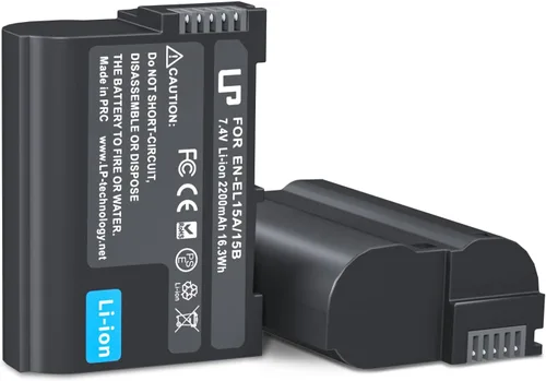Vista 13 de LP EN-EL15C Batería de Reemplazo, 2200 mAh EN-EL15a/EN-EL15b Batería Compatible con Nikon D7500, D7200, D7100, D7000, D850, D750, D500, D810a, D810