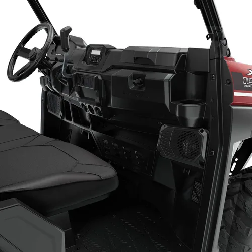 Vista 4 de Polaris Bluetooth, control de Apple, estéreo para tablero AM/FM y 2 altavoces de 5.25 x 5.25 por MB Quart - 2882750