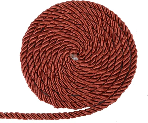 Vista 8 de BEL AVENIR Cuerda trenzada de 0.236 in y 16 yardas, cuerda decorativa de nailon hecha a mano para costura, manualidades, tapicería, decoración
