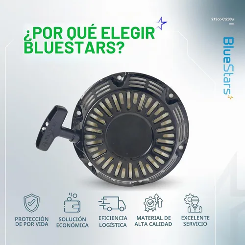 Vista 9 de BlueStars 212 Ct200u Arrancador de retroceso para Predator 212 196cc 212cc 224cc 6.5HP 7HP OHV Motor Coleman CT200U BT200X CT200U-EX KT196 Mini