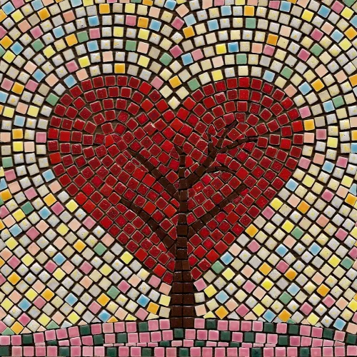 Vista 39 de Crea una verdadera obra de arte de mosaico con nuestro kit de hazlo tú mismo, acuario cuadrado de 7 pulgadas (18 cm)