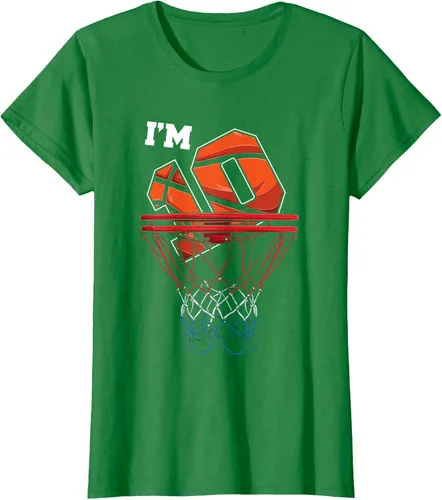 Vista 33 de Camiseta de regalo de cumpleaños con red de baloncesto de 10 años, Negro