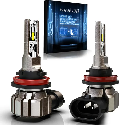 Vista 14 de NINEO Bombillas H4, bombillas 9003, 300% superbrillantes, blanco frío 6500K, tamaño mini real 1:1, Plug and Play, accesorio de deportes motorizados