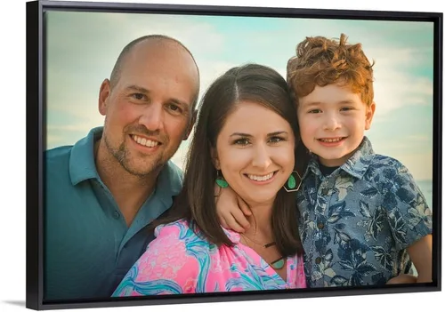 Vista 14 de Impresiones en lienzo personalizadas con tus fotos, impresiones artísticas personalizadas de fotos a lienzo para fotos de familiares, bodas Sin marco