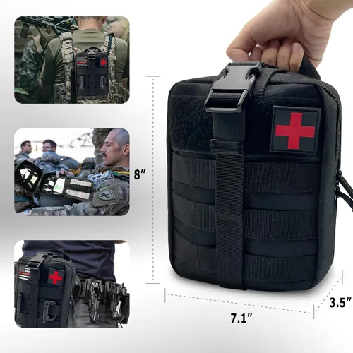 Vista 3 de Molle Tactical - Bolsa vacía para primeros auxilios