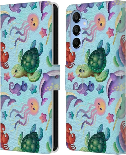 Vista 113 de Head Case Designs Officially Licensed Carla Morrow Colorful Space Dice Patterns Leather Wallet Case Compatible with Samsung Galaxy A07 4G