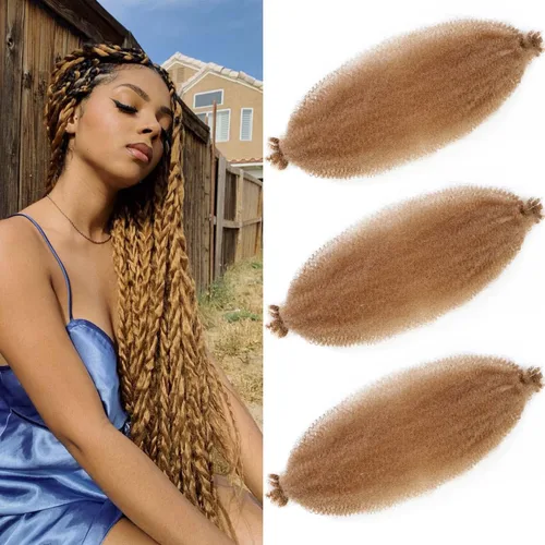 Vista 17 de Trenzas Afro Twist de 12 pulgadas - Cabello trenzado al crochet estilo Afro (12 pulgadas (Paquete de 3), 30#)