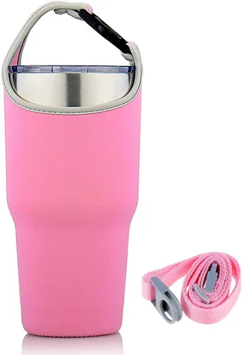 Vista 3 de Soporte para vasos de 30 onzas, funda para vaso con asa de transporte, bolsa de neopreno para botella de agua para YETI Rambler - Paquete de 3