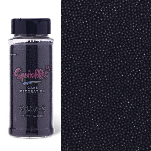 Vista 22 de Pastel Nonpareils Sprinkles, Sujoygar 4oz Edible Colored Cake Sprinkles Double-opening Design, 2mm Edible Dot Sprinkles for Cupcake Toppers Baking