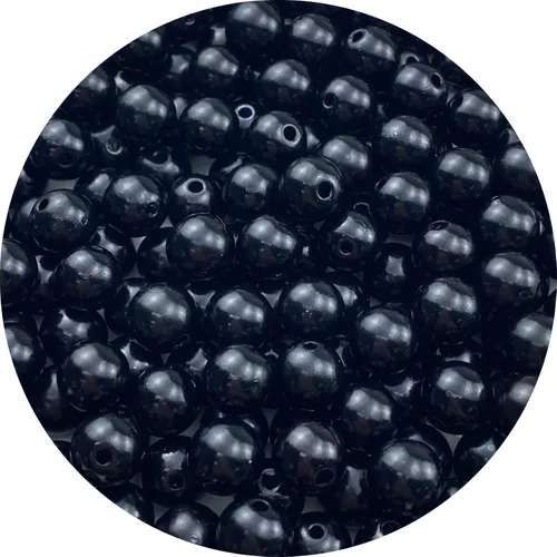 Vista 43 de 4000 piezas Cuentas de perlas para manualidades 3mm Perla de resina para hacer joyas Cuentas de perlas redondas a granel con agujero para collares